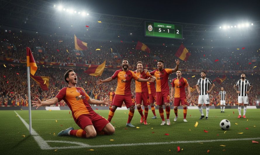 Galatasaray’dan Juventus’a Tarihi 5-2’lik Darbe