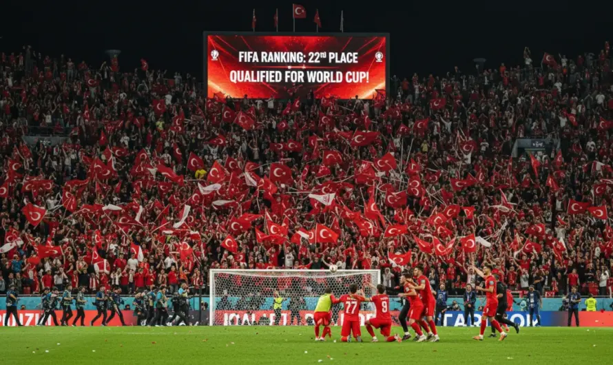 Türkiye’nin Futboldaki Büyük Sıçrayışı: FIFA’da 22. Sıradayız