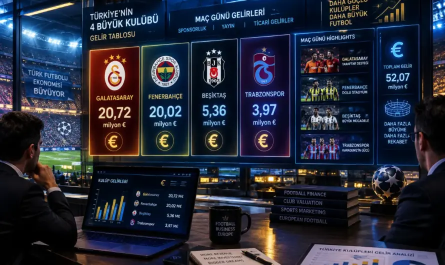Avrupa Arenasında Dev Kazanç: Türk Kulüplerinin Güncel UEFA Gelirleri